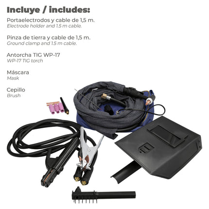 Soldadura Inverter Wolfpack TIG 200 A MMA 160 A