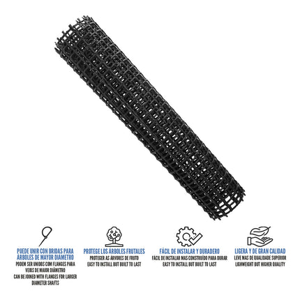 Protector Arbol 18 x 18 Rigido 60 cm. Bolsa 4 unidades