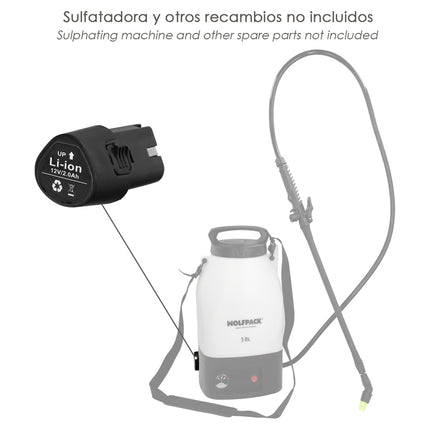 Bateria Para Sulfatadora A Batería 5 Litros 08052550