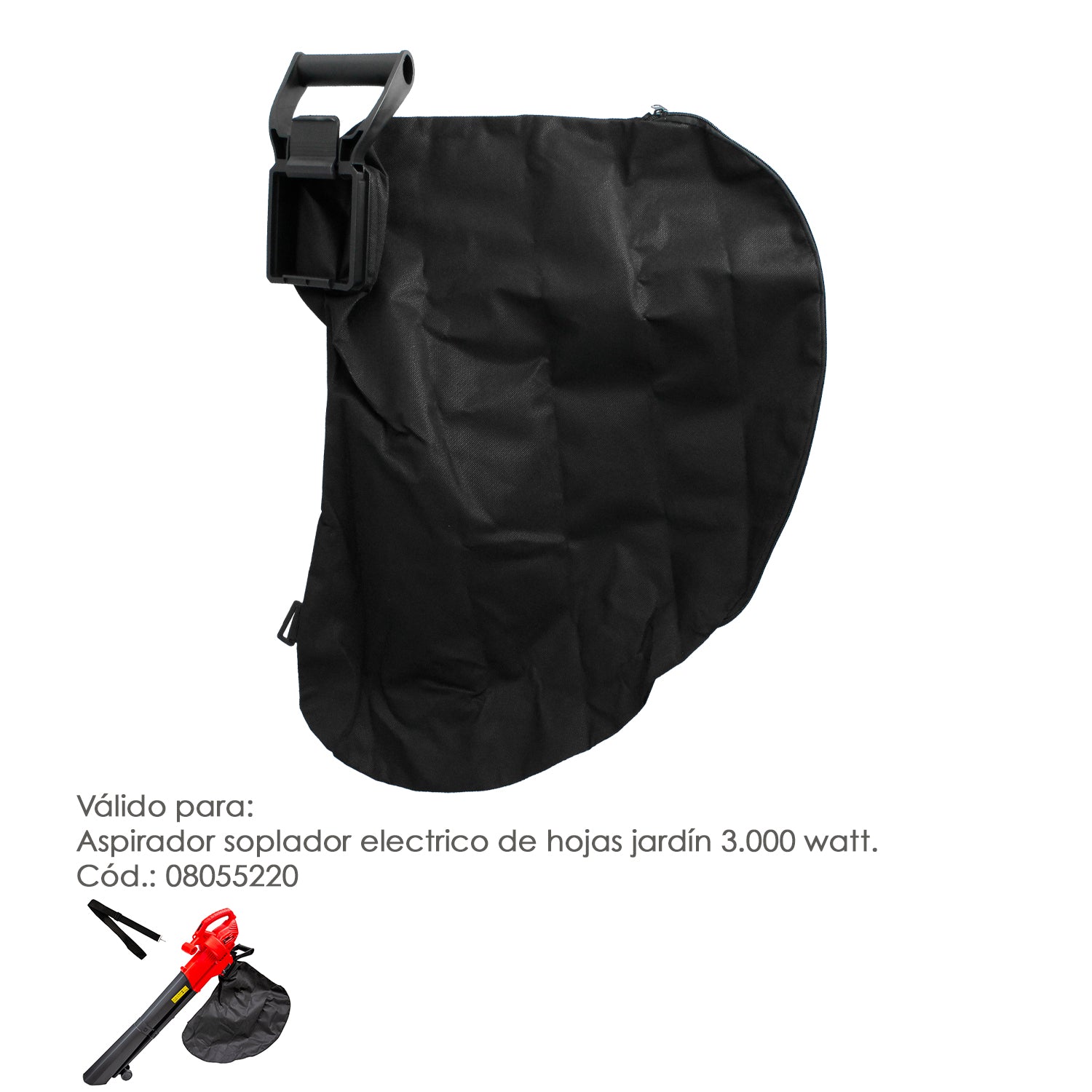 Bolsa De Repuesto Para Soplador/Aspiradora De Hojas - Tela Resistente, Tamaño 60x44 Cm
