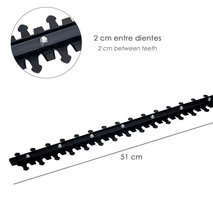 Recortasetos 650 Watt. 510 mm.