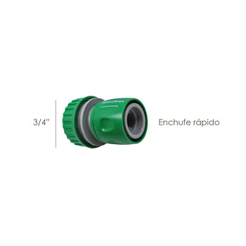 Conector Manguera Plastico 3/4 Granel