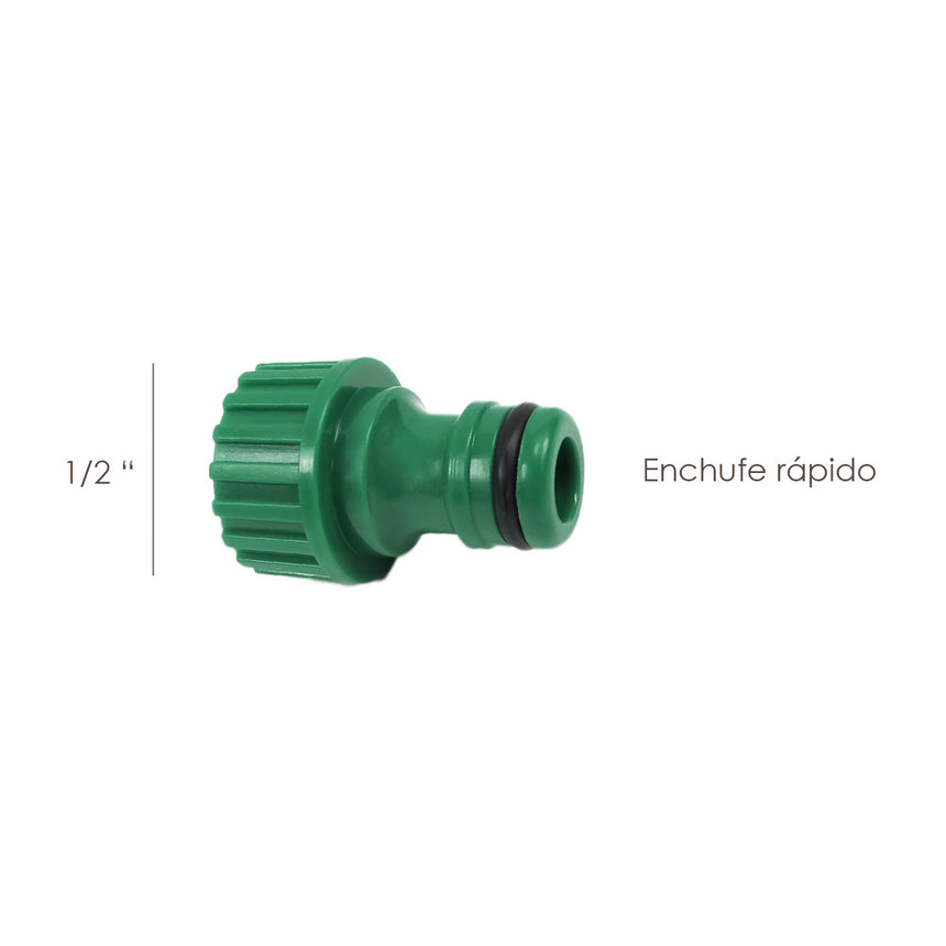 Adaptador Manguera Plastico 1/2 Hembra Granel