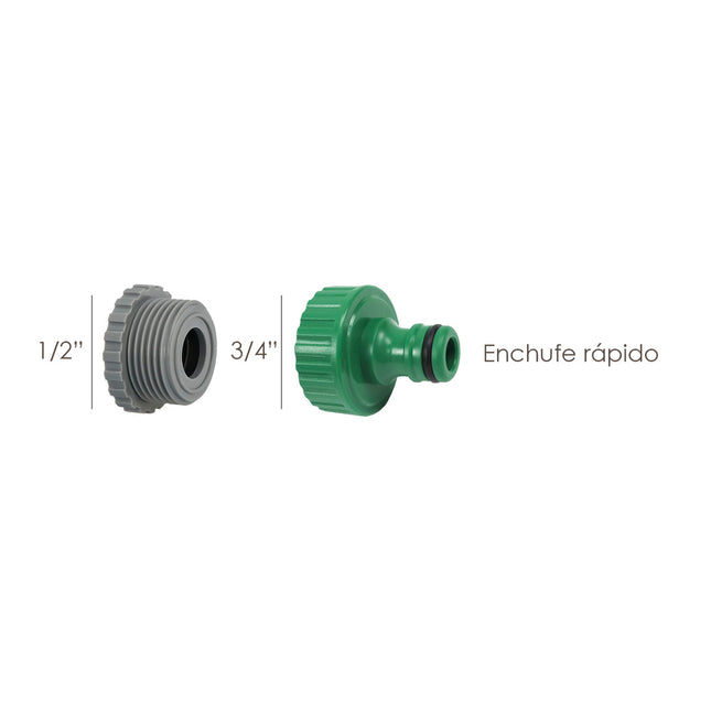 Adaptador Manguera Plastico 3/4 - 1/2" Hembra Granel