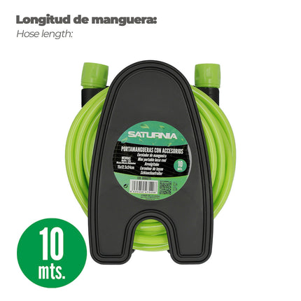 Portamangueras Pared 10 Metros Con Pistola