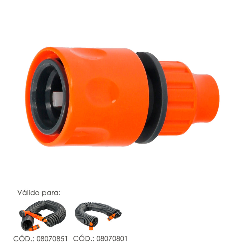  conector para manguera auto enroscable
