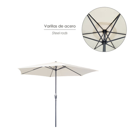  parasol manivela