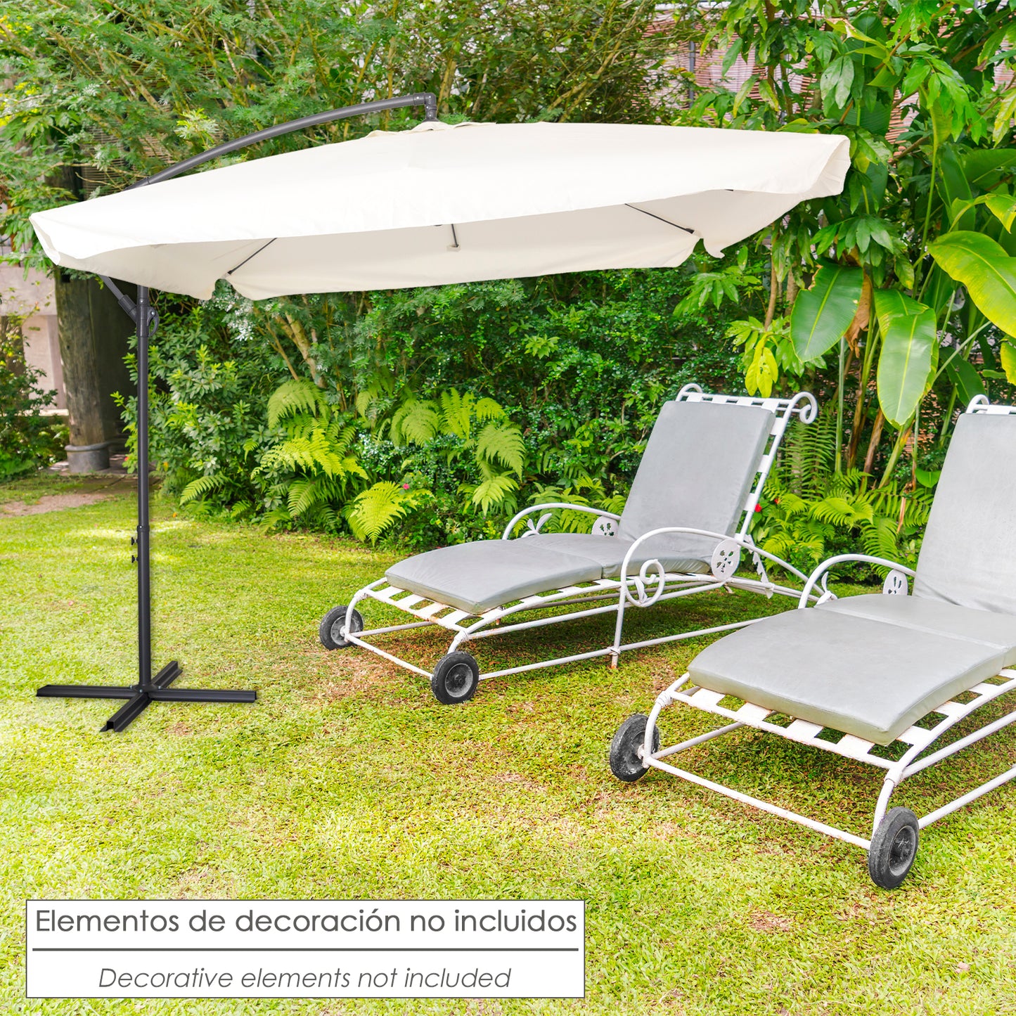 Garden Parasol Side Stand 2.5 x 2.5 Meters