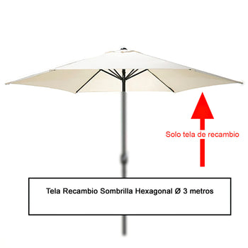  tela recambio sombrilla