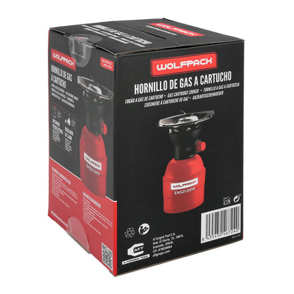 Hornillo Gas Cartucho Piezo Electrico