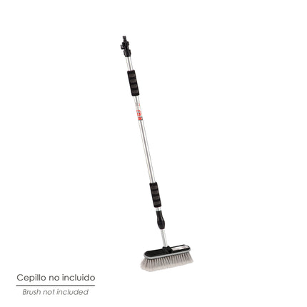 Cabo de alumínio para escova de lavagem de carros. Mede de 100 a 150 cm.