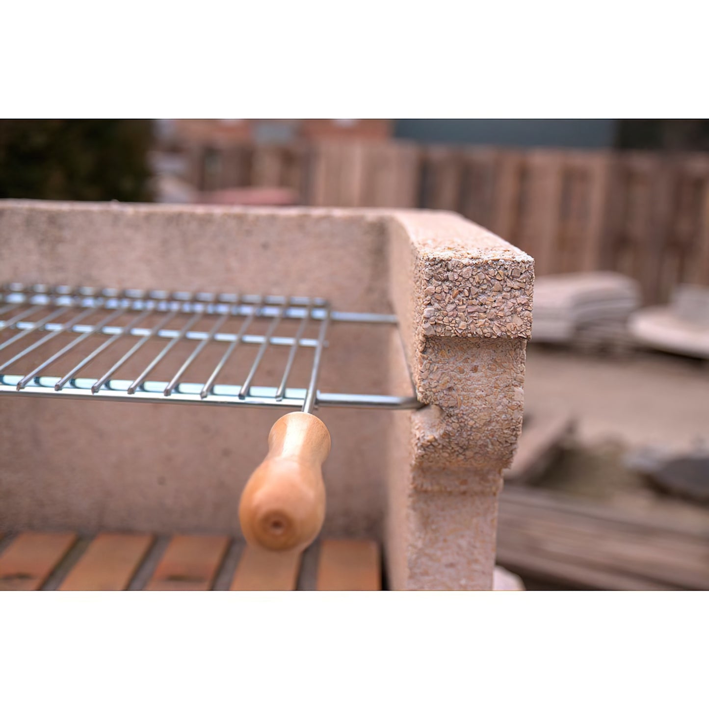 Extendable BBQ Grill 60/70x40cm Galvanized