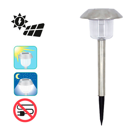 Lampara Solar Inoxidable
