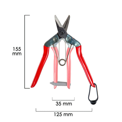 S 202 165 mm Harvesting Scissors.