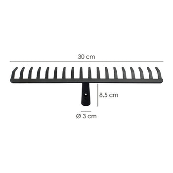 Rastrillo Sin Mango 5 mm. 12 Puas Agrícola
