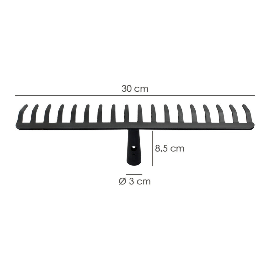 Rastrillo Sin Mango 5 mm. 12 Puas Agrícola