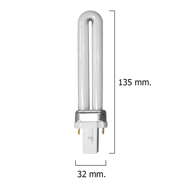 Lampara Recambio Para Exterminador 7 W. Con Aspiracion
