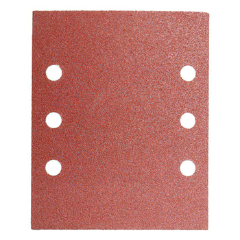 Lija Recambio Con Velcro 114x140 mm. Con Agujeros Grano 80 (10 Piezas)