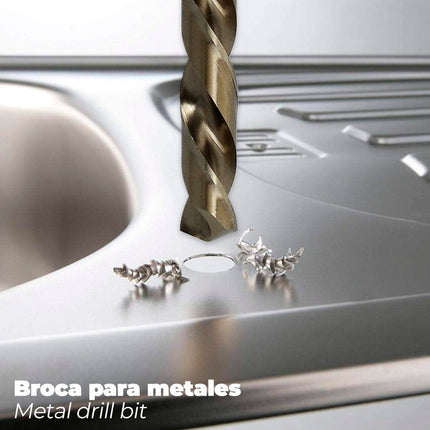 Broca Cobalto Hss Cilindrica 3,00 mm. Blister 2 Unidades.