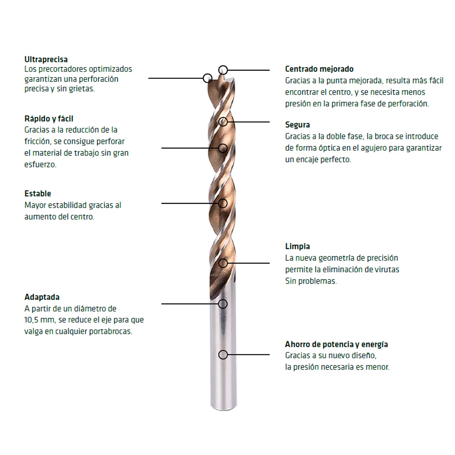  broca madera dura