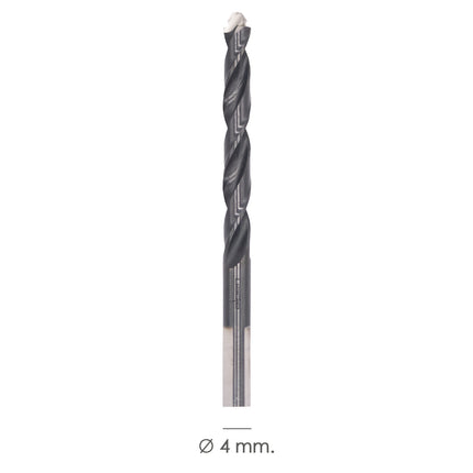 Broca Alpen Hss Metal Head Ø 4,00 mm. Tecnologia PEC 3 Filos Corte, Antideslizante, Vastago 3 Caras, Mas Rapida, Menor Esfuerzo - 4.00 mm.