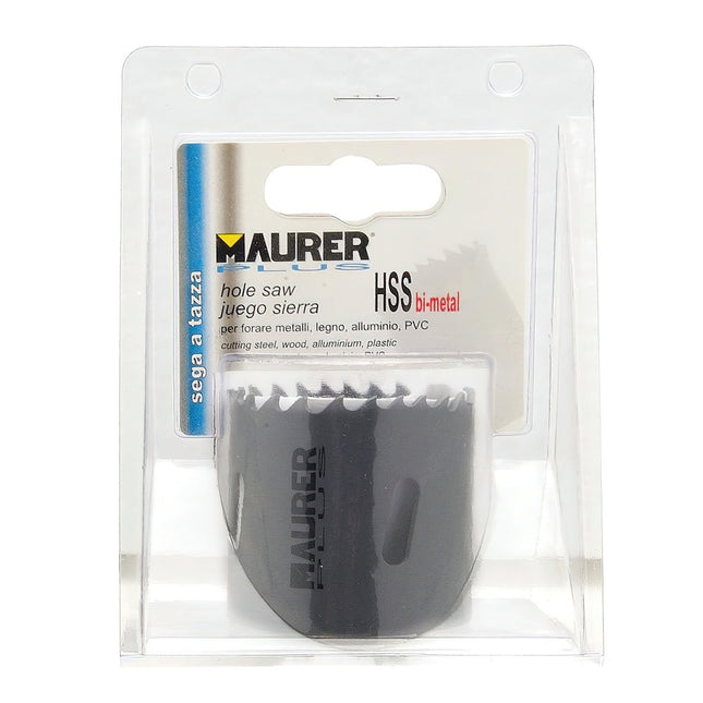 Coroa de serra bimetálica Maurer 60 mm.