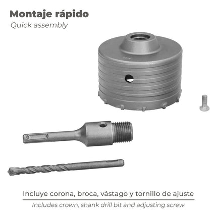 Corona SDS Muros 100 mm.