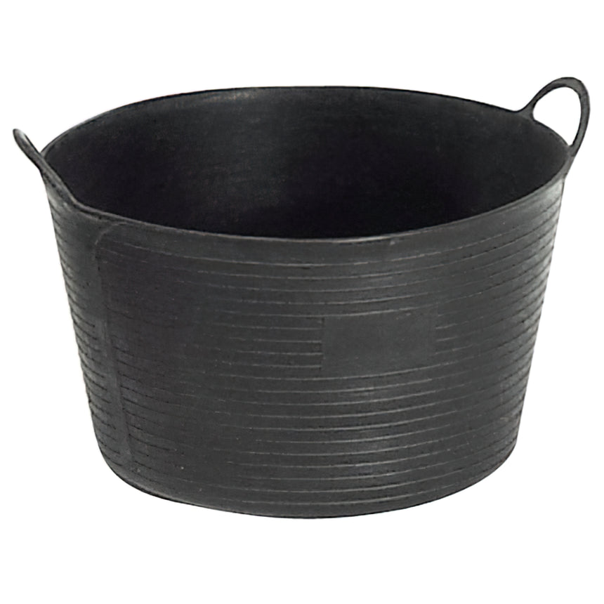 Cesta plástica preta número 1 30 litros