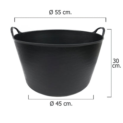 Black Plastic Basket Number 4 55 Liters