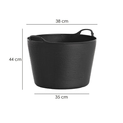 Capazo Plastico Negro Numero 42