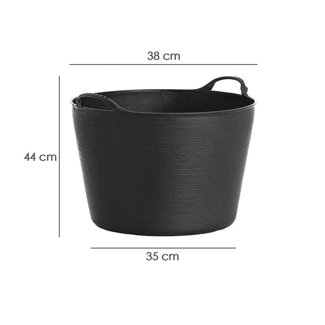 Capazo Plastico Negro Numero 42