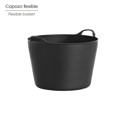 Capazo Plastico Negro Numero 42