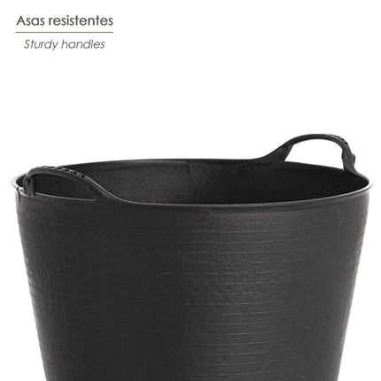 Capazo Plastico Negro Numero 42