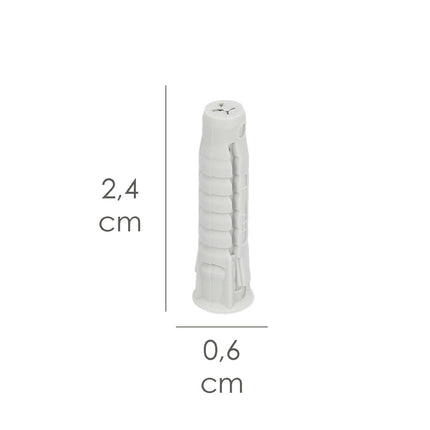 Taco 5 x 25 N+plus Nylon Caja 200 Uds.