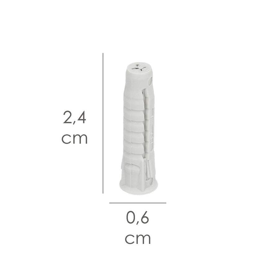 Taco 5 x 25 N+plus Nylon Caja 200 Uds.