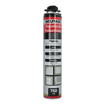 Espuma de poliuretano 750 ml para entrada de pistola