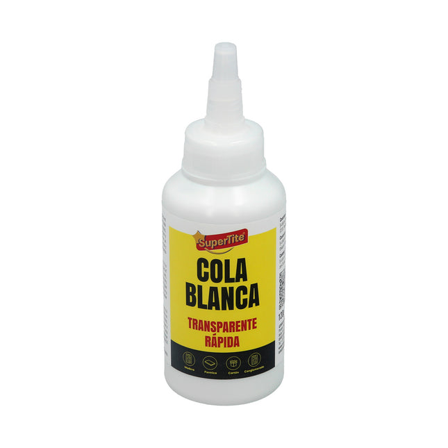 cola blanca transparente