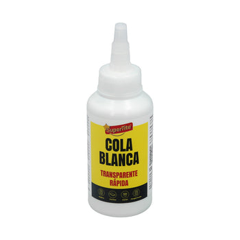 cola blanca transparente