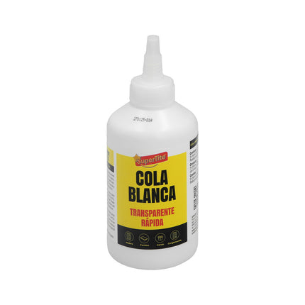 cola blanca transparente