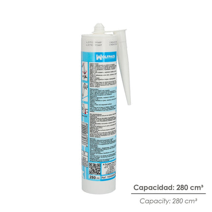 Silicona Acida Blanca 280 cm³