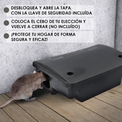 Caixa Protege Iscos Para Armadilhas