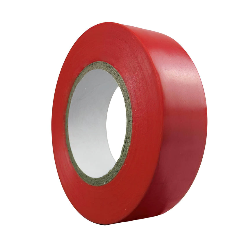 Fita Isolante 20 m x 19 mm Vermelha Uso Doméstico