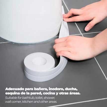 Cinta Adhesiva Sanitarios 38 mm. x 3,2 metros.