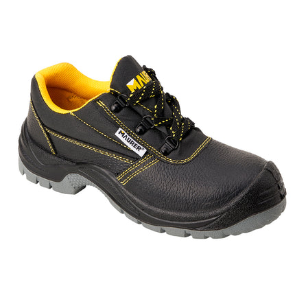 Zapato Bajo Seguridad Maurer S3 Modelo Capua Antideslizante Con Suela y Puntera Antiperación y Resistencia A Hidrocarburos Nº 41 (Par)