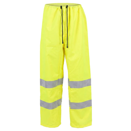 Pantalon Alta Visibilidad Lluvia Talla XL. 100% Impermeable. Pantalon Impermeable Trabajo