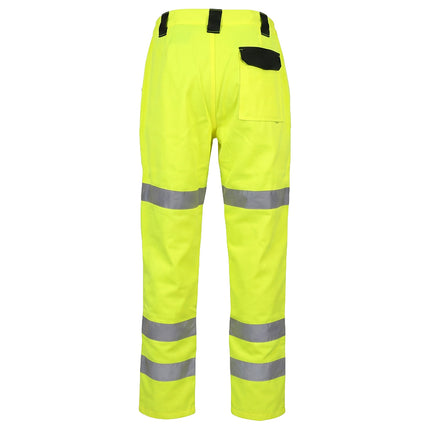 Pantalon Alta Visibilidad Talla M Pantalon Trabajo Alta Visibilidad Con Banda Reflectora