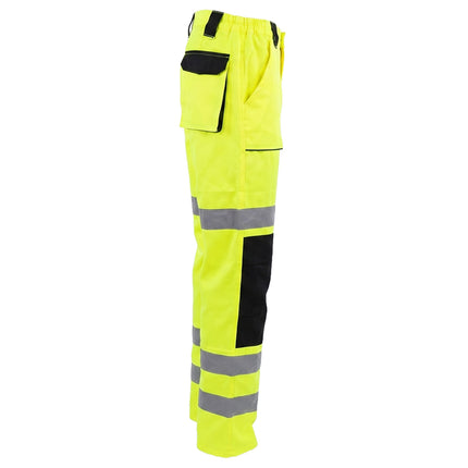 Pantalon Alta Visibilidad Talla M Pantalon Trabajo Alta Visibilidad Con Banda Reflectora