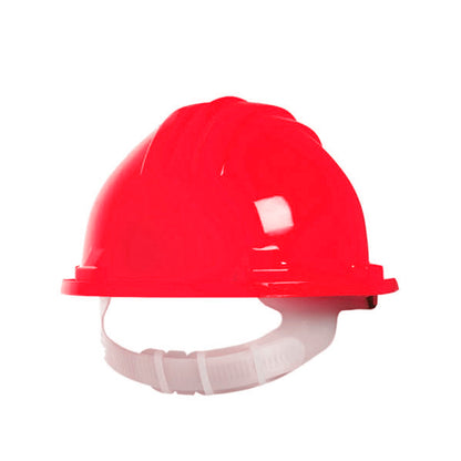 Red Construction Helmets