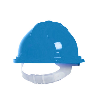 Blue Construction Helmets