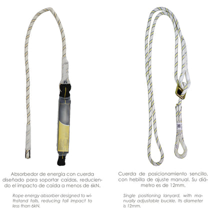 Arnes Anticaidas Kit Seguridad Nº 2 (7 piezas) EN361